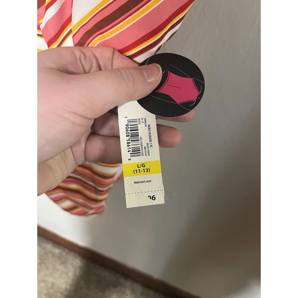 NWT No Boundaries Size Large One Piece Swimsuit - Image 2