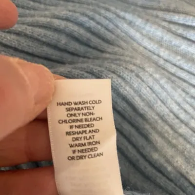 J. Jill Pure Size Large Petite Cardigan Blue Stone Drop Shoulder Ribbed Sweater - Image 7