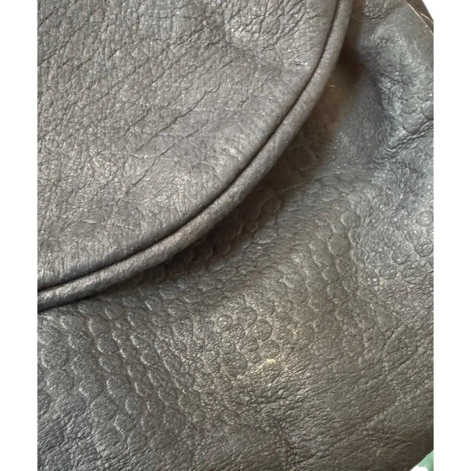 Black Soft D’Amigo Leather Crossbody Purse Bag Bohemian Festival Party READ - Image 6