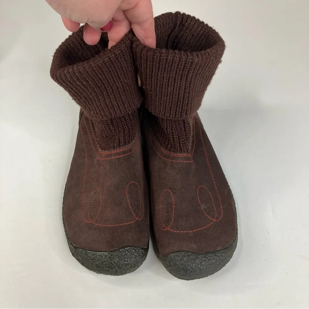 Keen Womens Shay‎ Sweater Cuff Brown Boots Size 7 - Image 2