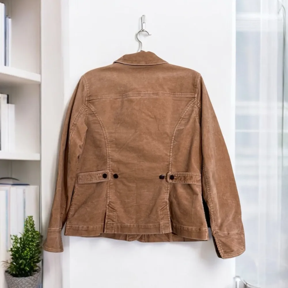 Corduroy Jacket. Beige. Light Brown. Tan - Image 2