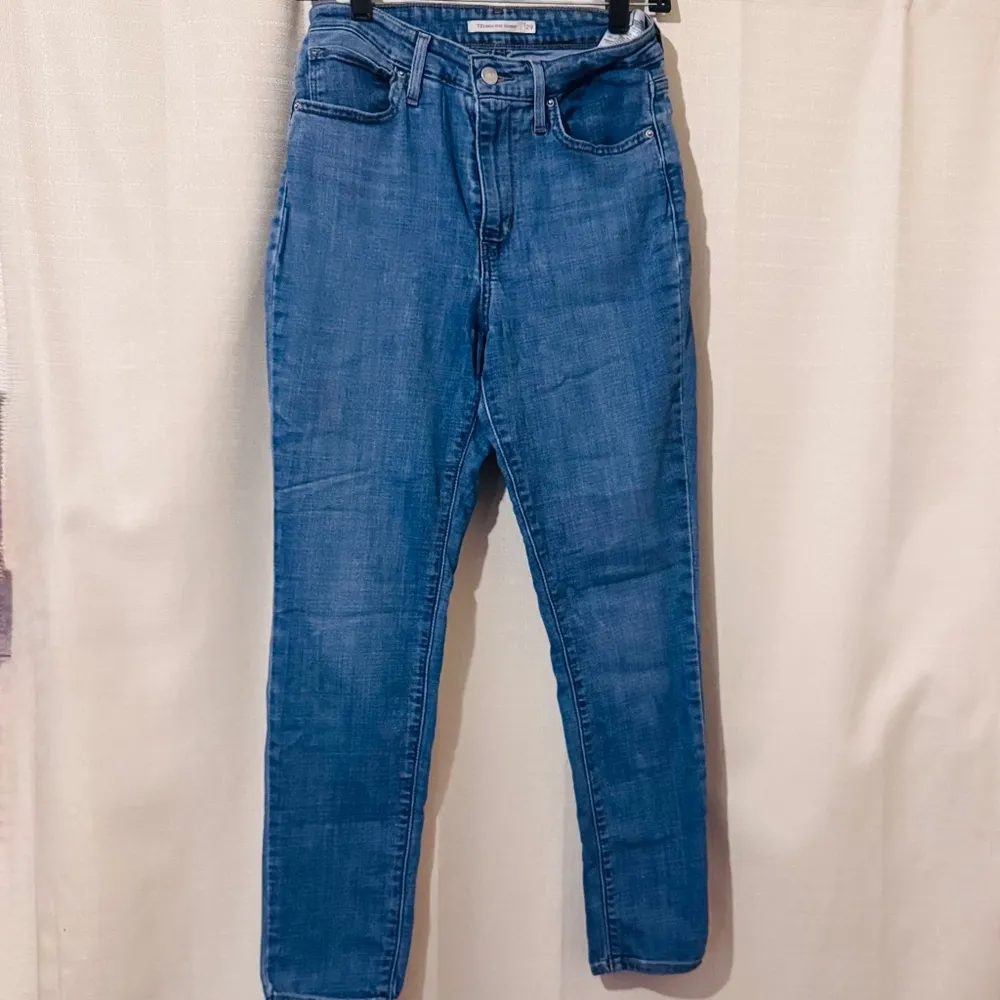 Women’s 721 High Rise Skinny Blue Jeans in size 29 - Image 5