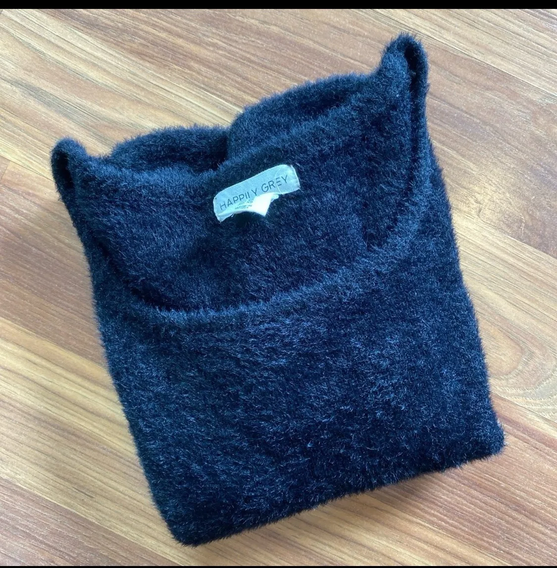 Short Sleeve Sweater Black Size XS - Image 4