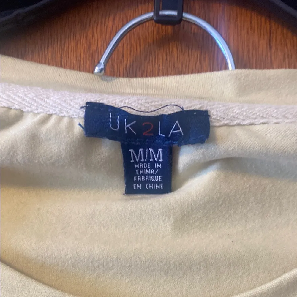 Yellow Coffee Lover Juniors Pajama Set - Image 2