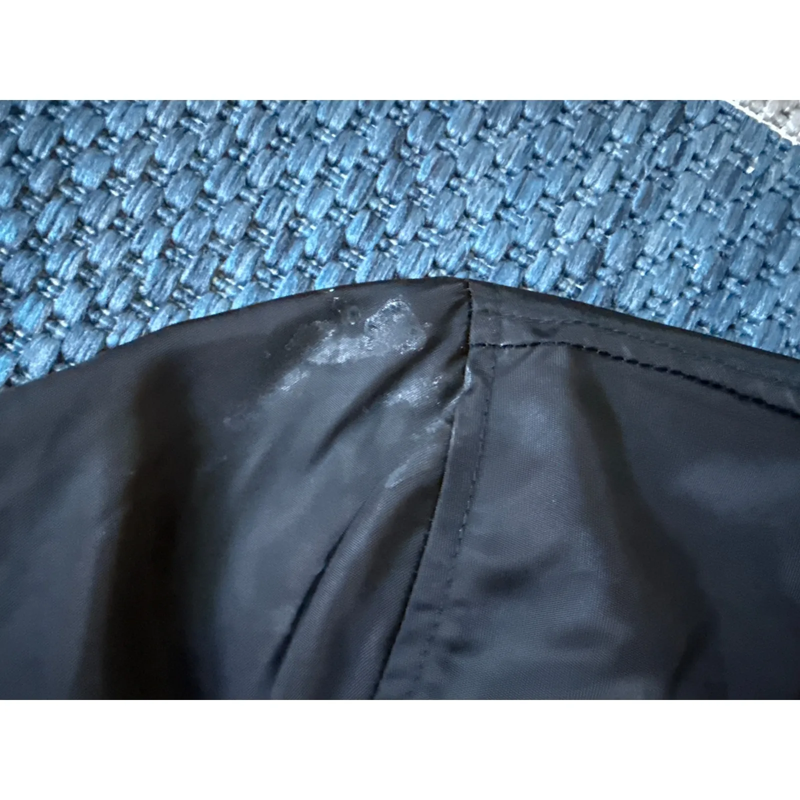 ban.do Rose Satin Bomber Jacket Size XL Black - Image 5