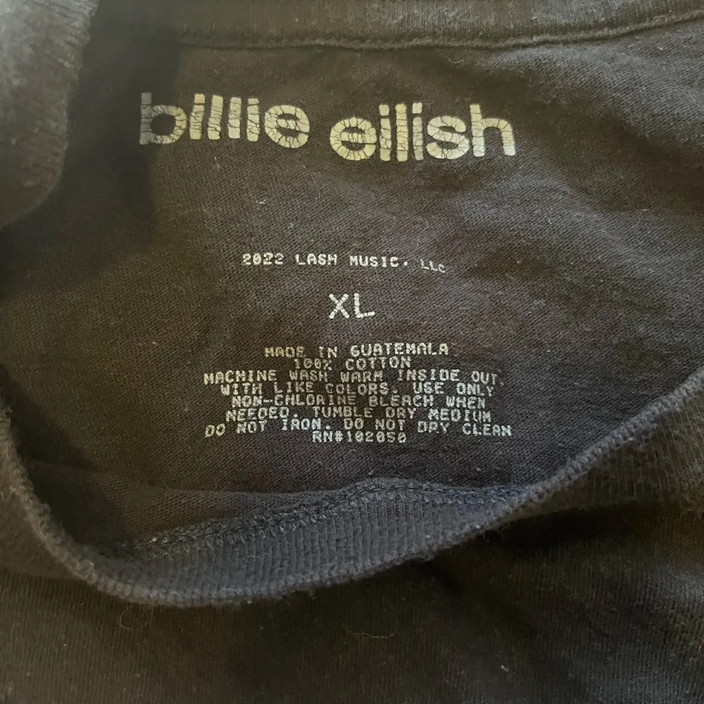 Billie Eilish Happier Than Ever Graphic Tee - Short Sleeve - Image 3
