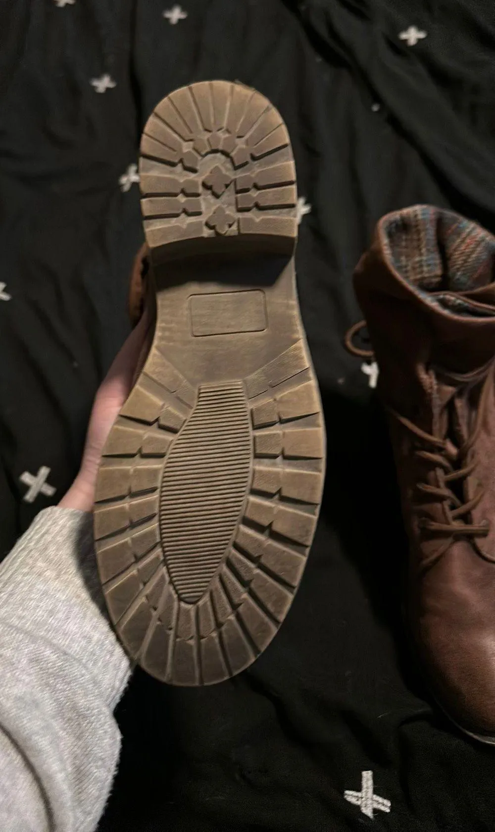 Brown Boots Size 8 - Image 3