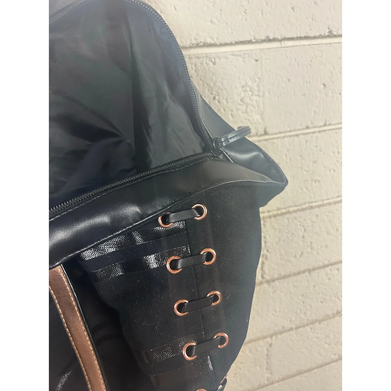 Victoria’s Secret Black Ziip Up Weekender Tote - Image 5