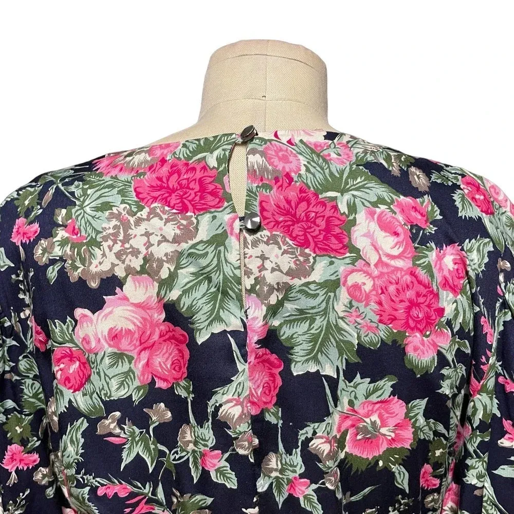 RE/DONE x The Attico‎ Side Cascade Top Assorted Floral Print Size Large - Image 7