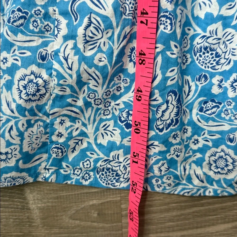 Pink City Prints Ornate Sky Isabel Midi Dress Floral Long Sleeve Smocked - Image 12