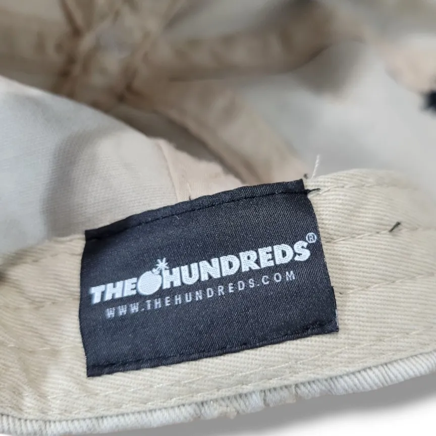 The Hundreds Hat Cap The Hundreds Solid Bomb Dad Hat Embroidered Logo Embroidery Unisex Hat - Image 12