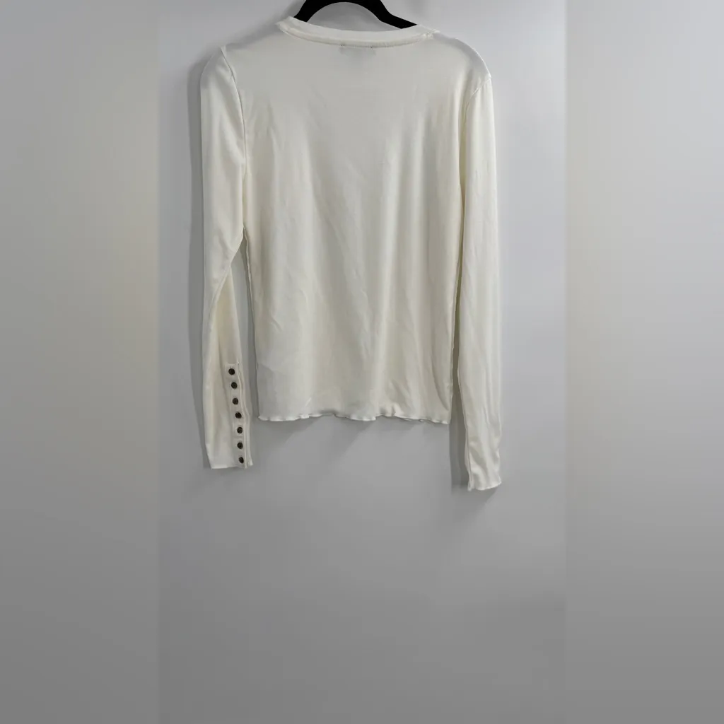 J.Crew Refined rib long-sleeve T-shirt with button cuffs - Image 6
