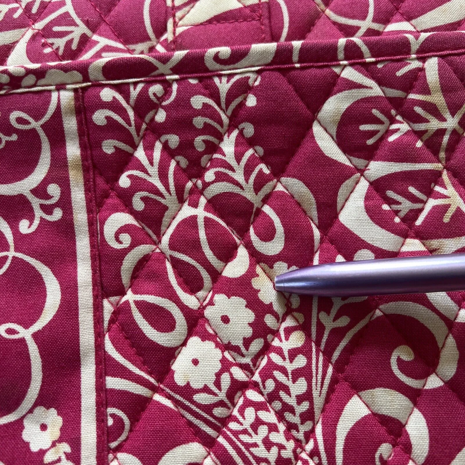 Vera Bradley Twirly Birds Pink Hardshell Laptop‎ Case - Image 3