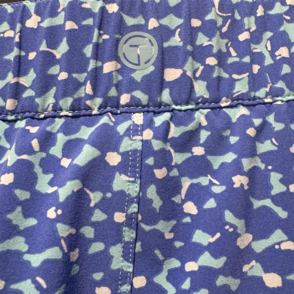 T by TALBOTS Blue and White Patterned Skirt Skort Tennis Skirt Size XL Sporty - Image 5