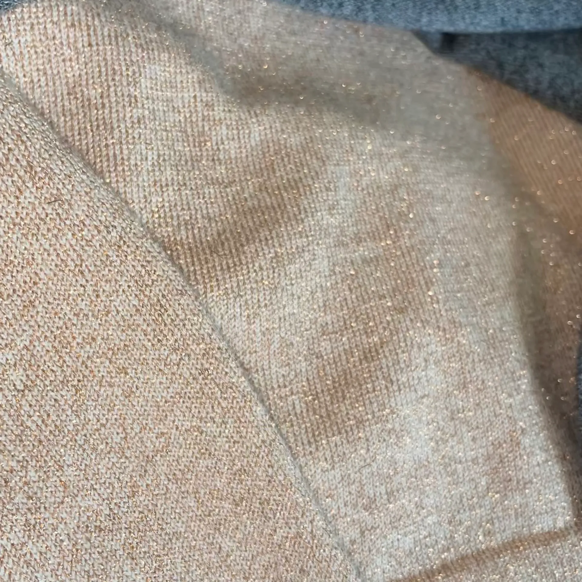 Golden Pink Glitter Shimmer Sweater Size L - Image 5