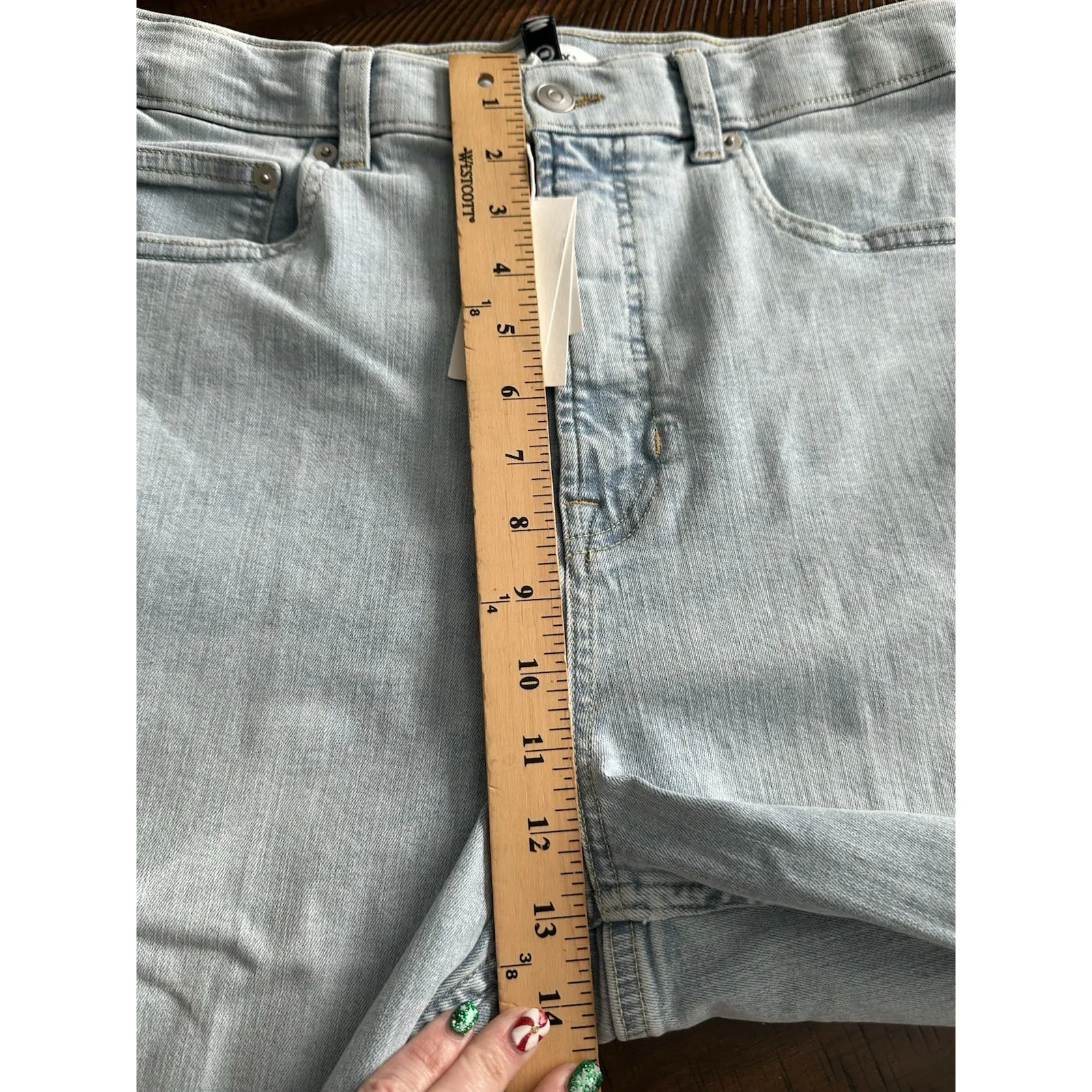 SPANX 90s Straight Leg Jeans Size 18 Light Wash Straight Women's Stretch #L3-7 - Image 9