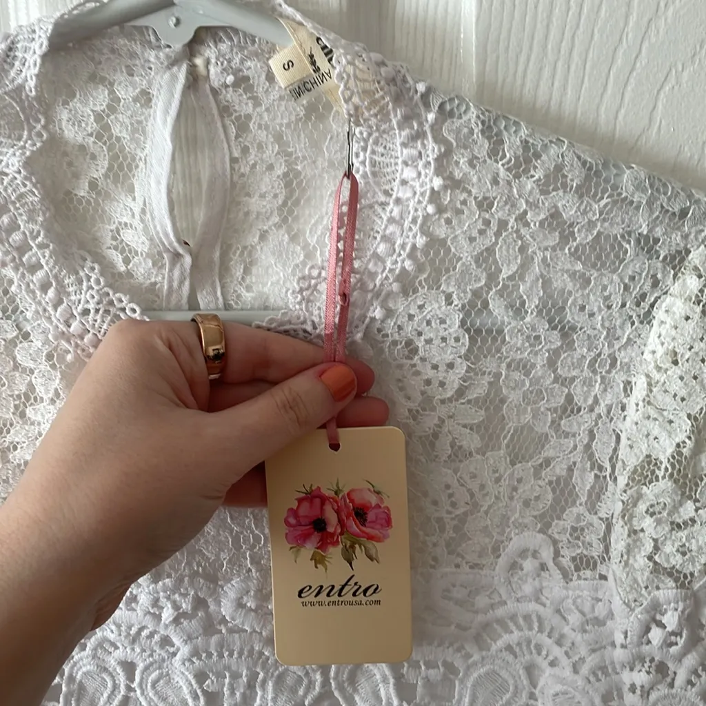 VICI Entro lace crochet top - Image 4