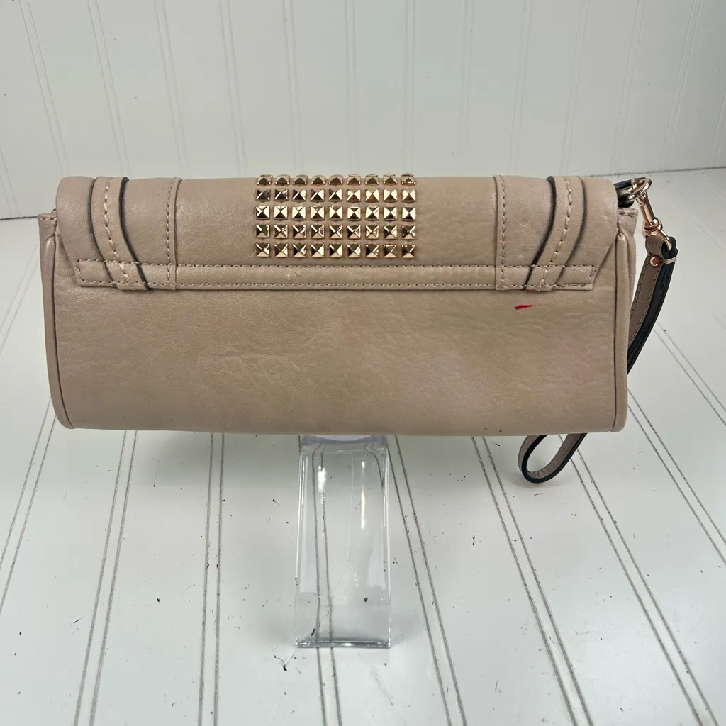 Guess Vintage Tan Wristlet with Gold Studs - Image 5