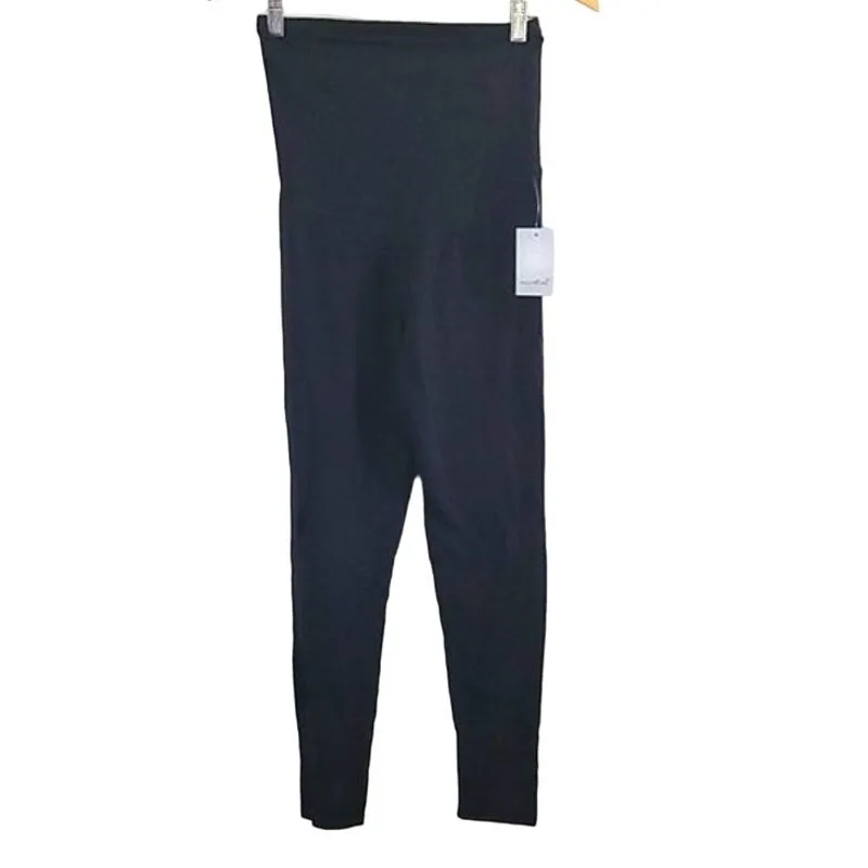 A Glow Maternity Fully Belly Panel Leggings – Size Small Black - Image 6