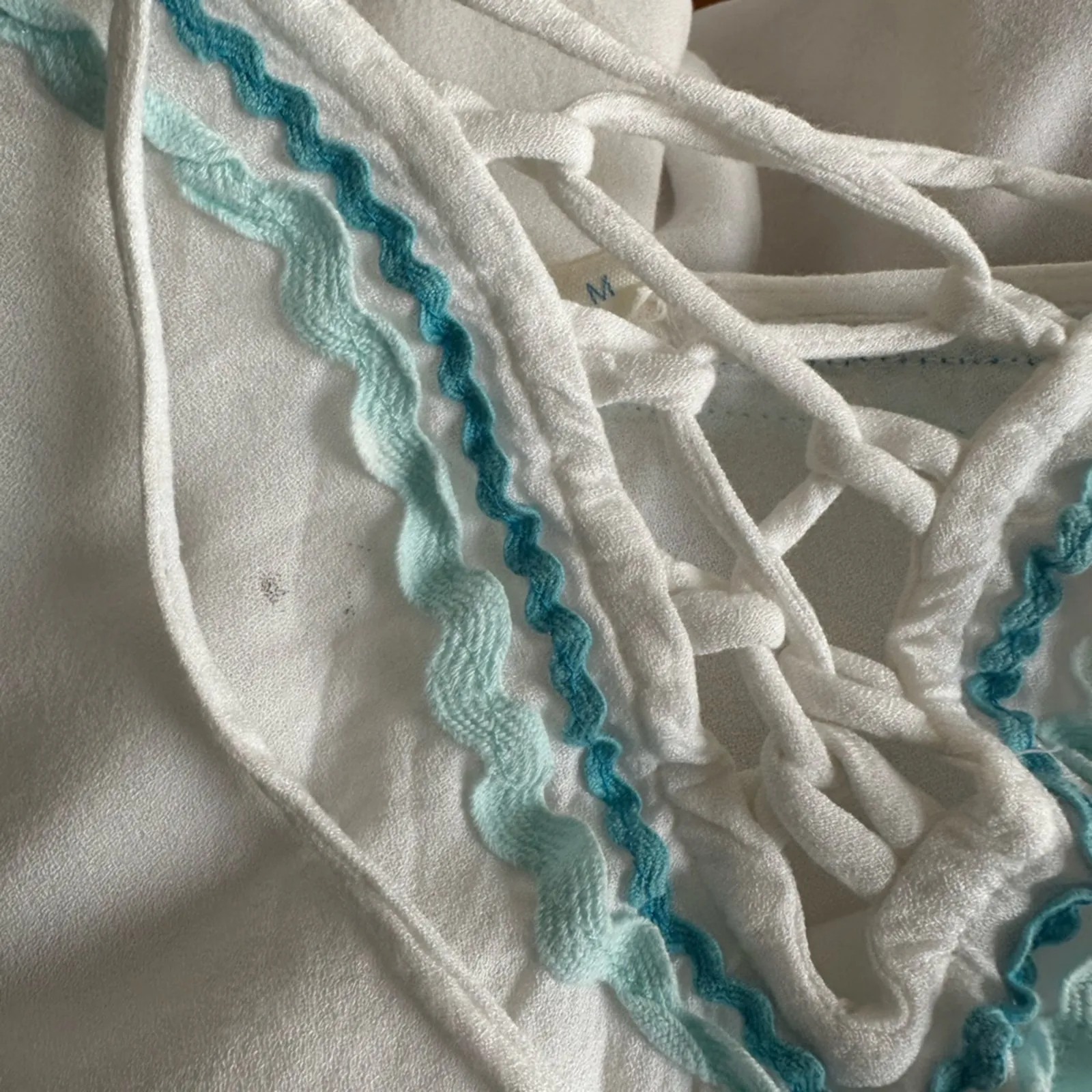 Surf Gypsy White Beach Coverup Dress Beach Resortwear Vacation Boho Coastal Pool - Image 8