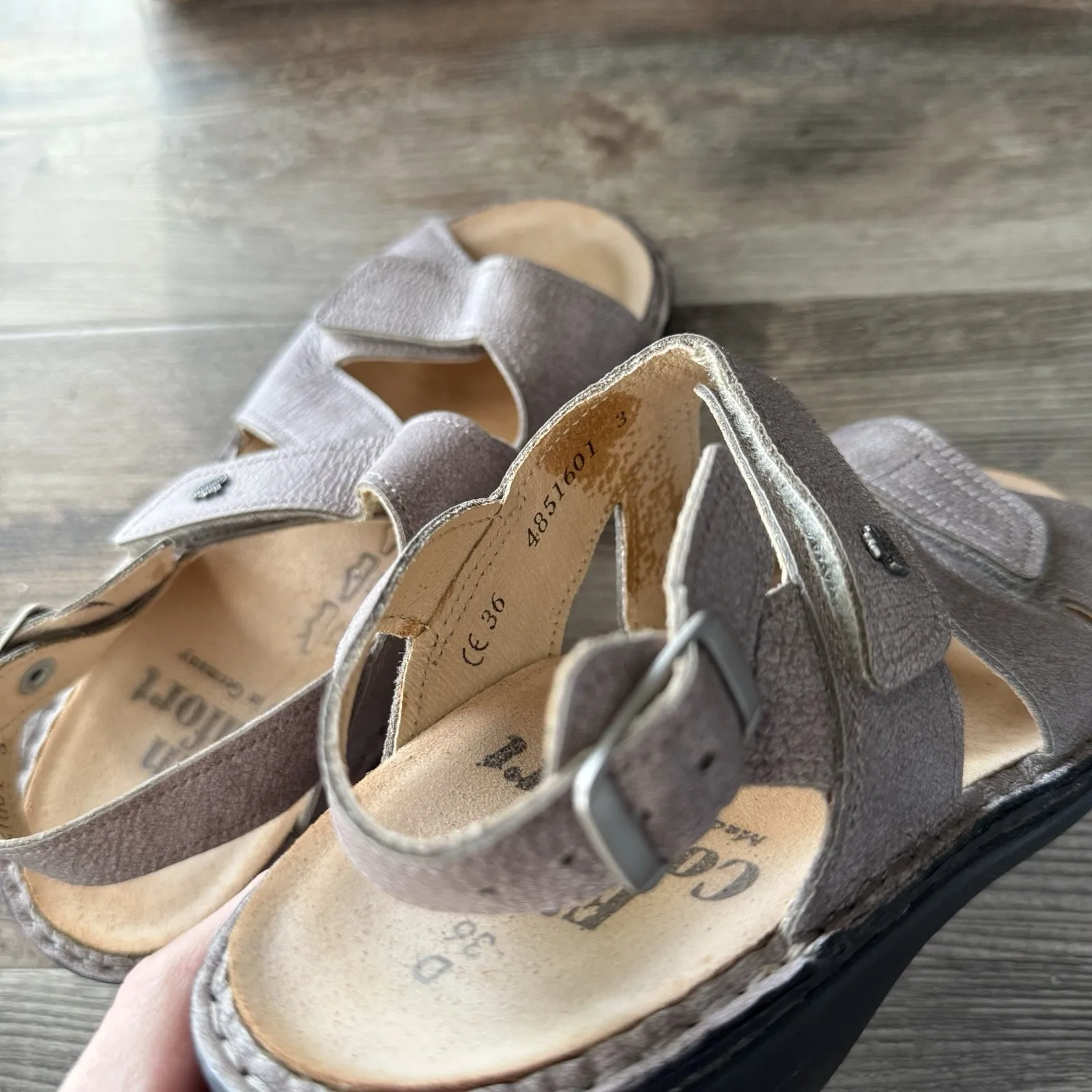 Finn Comfort Women’s Sandals Size 36 EU / 5.5 US Brown Leather Gomera - Image 7