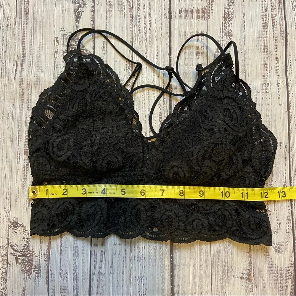 PINK Victoria’s Secret Black Longline Lace Bracelet. Size Small. - Image 6