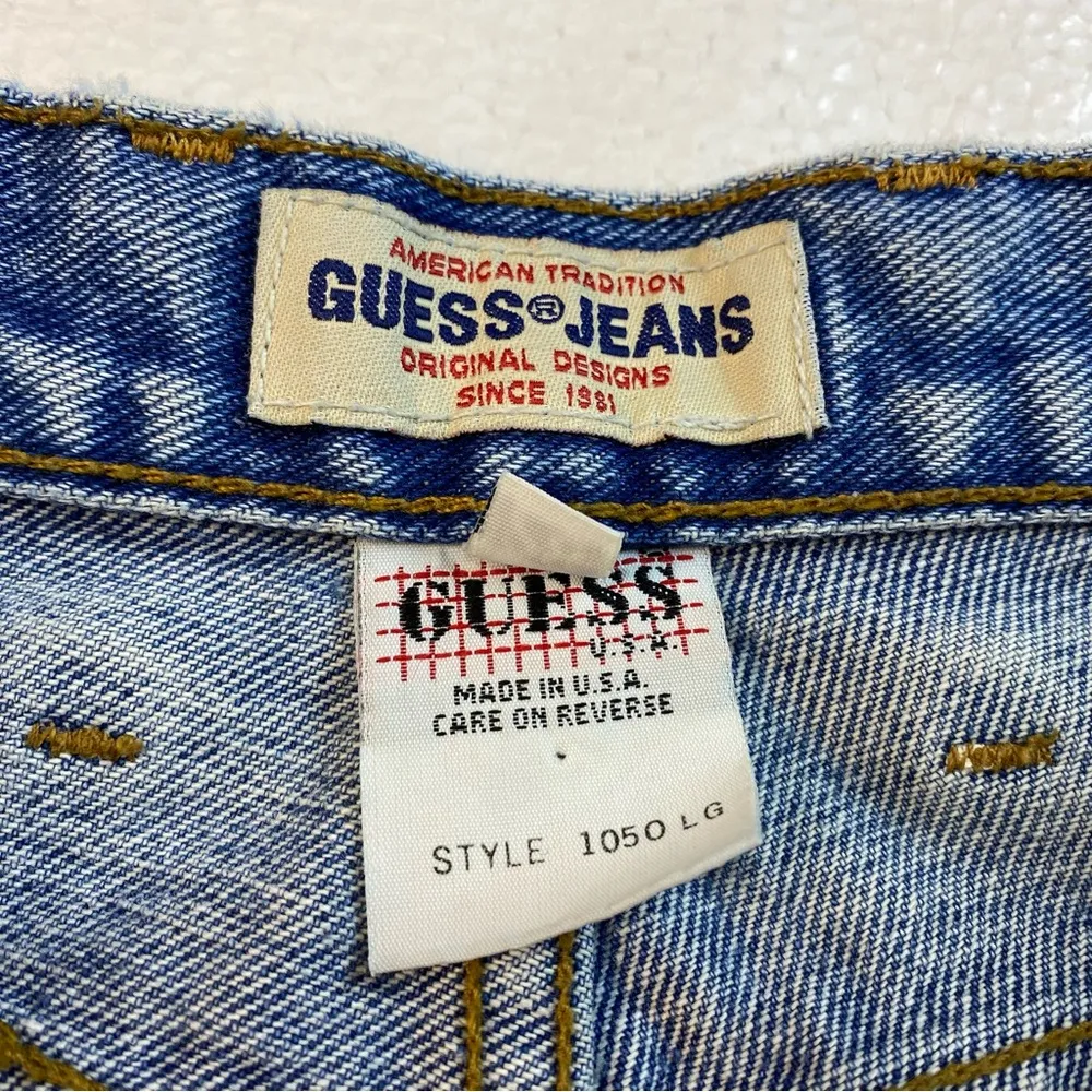 Guess by Marciano Vintage USA Georges Marciano Guess‎ Tall Jeans Style 1050 Size 24"x32" EUC - Image 4