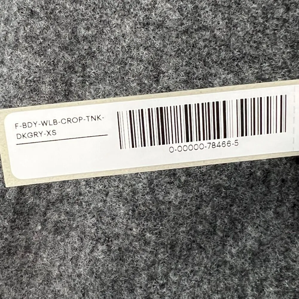 Everlane Crop Top Womens XS Gray Wool Yak Swank Stretch Beach Festival Ethical - Image 8