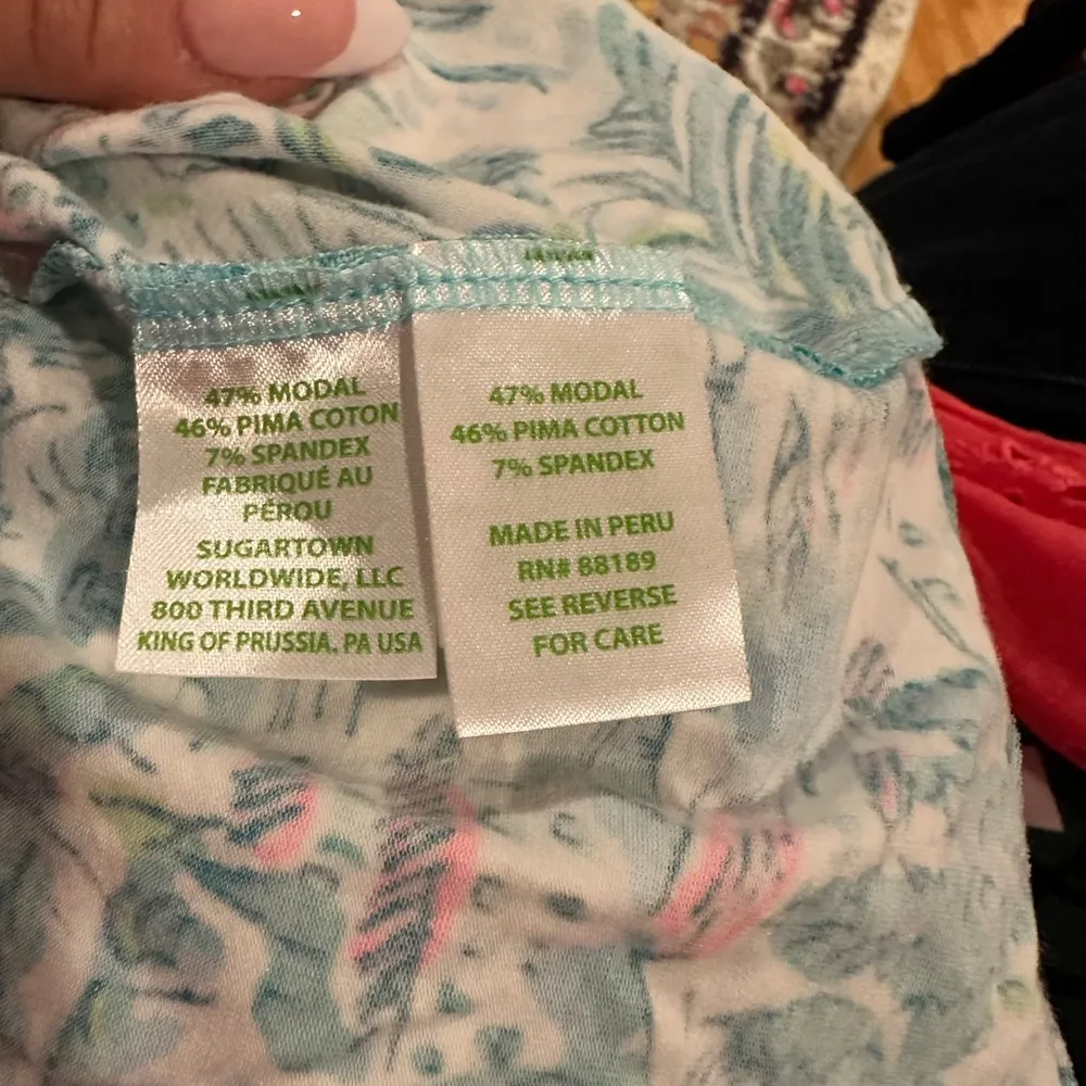 LILLY PULITZER KRISTEN SUNSHINE CITY GUSTAVIA TANK TOP XS - Image 5