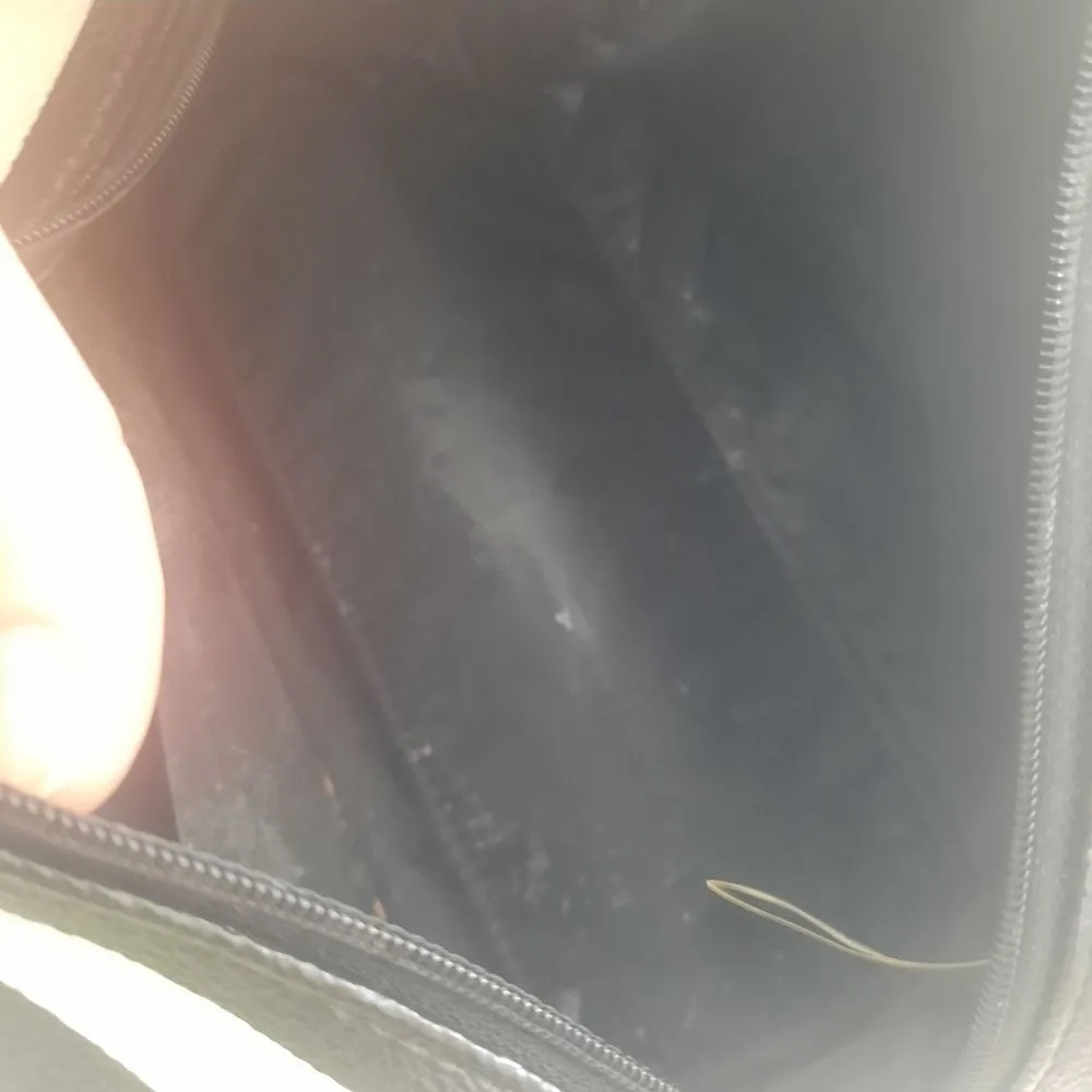 Cosmetic Bag Black White Stripes - Image 7