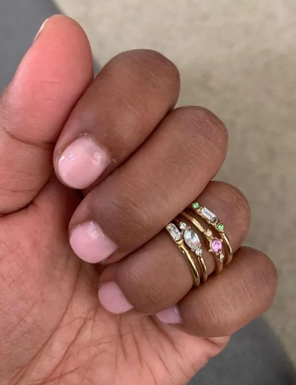 Boho Ring Set Dipped In Gold... Multiple - Image 3