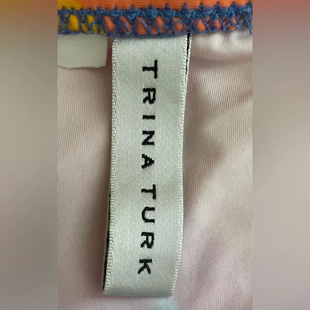 NEW $70 Trina Turk Sunset Chevron Hipster Bikini Bottoms [SZ 10 ] #2579 - Image 4