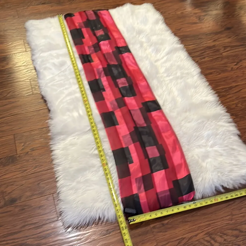 Beautiful silky scarf Black - Image 4