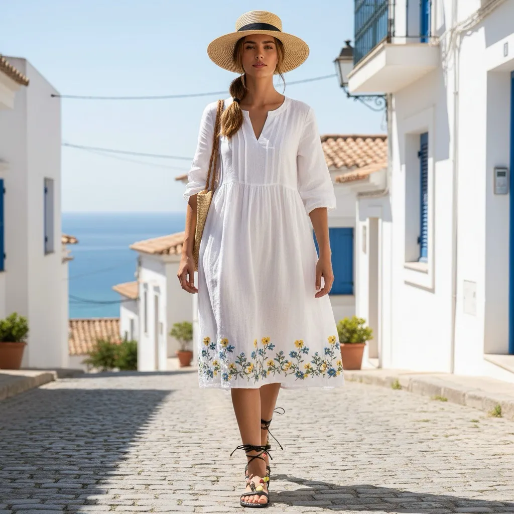 ANTONIO MELANI Loola Beaded Leather Ankle Wrap Sandals Size 6.5 - Image 10