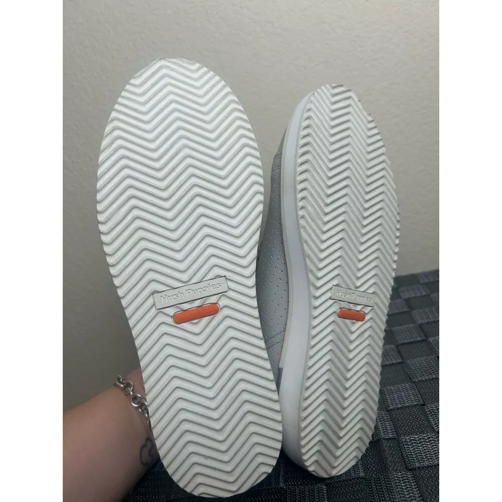 Hush Puppies Sadie Tassel Slip On Sneaker Casual Gray Comfort Shoes Cushioned - Image 10