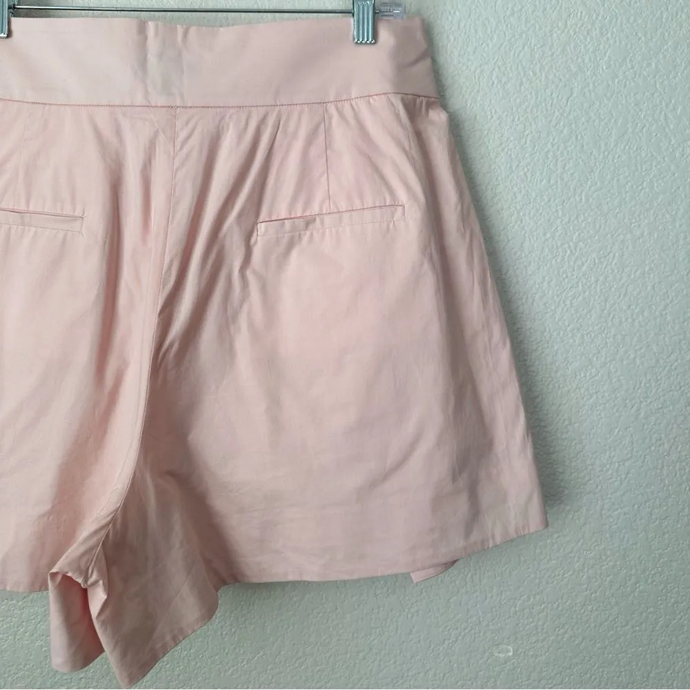 NWOT J. Crew Tiewaist Cotton Poplin Pink Shorts - Image 8