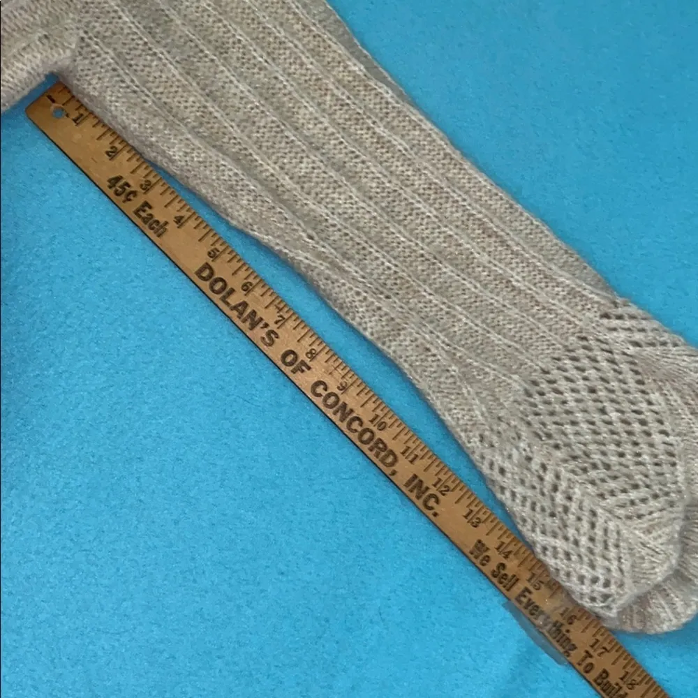 MARINA LUNA cardigan wool mohair blend scalloped knit long sleeve NEW size L Size L - Image 9