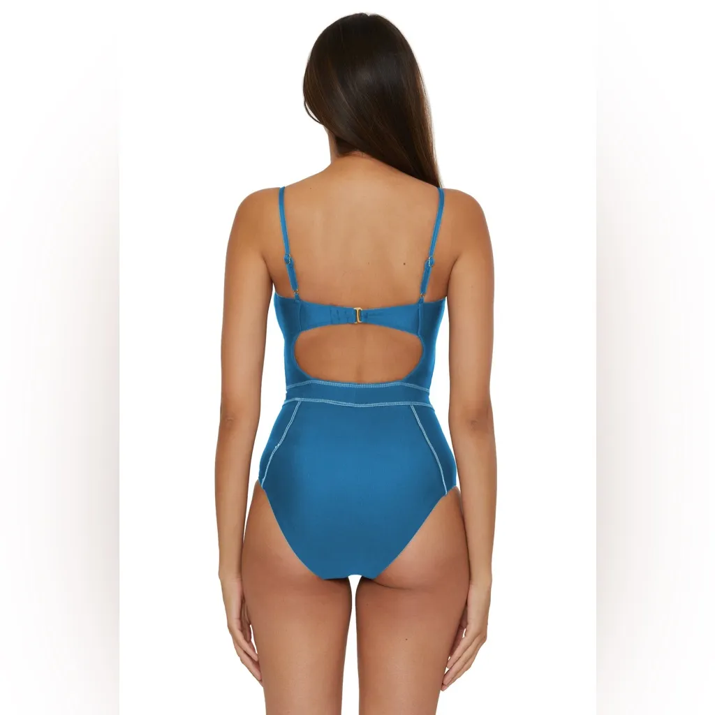 BECCA BY REBECCA VIRTUE Makenna One Piece Swimsuit, LAGOON, Small, $148 - Image 4