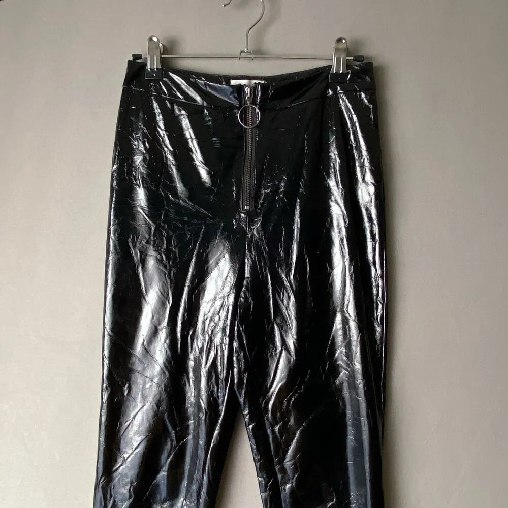 LPA sz‎ S zip patent leather pants - Image 2