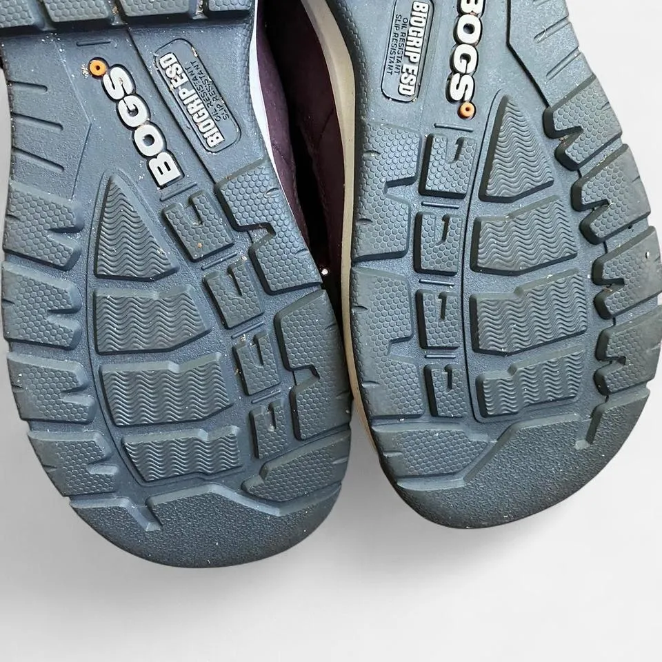 Bogs Shale Low Work Shoes Women’s Size 8.5 Purple - Image 6