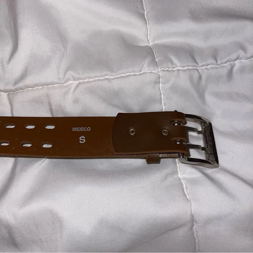 Brown Belt with Oval and Circular Cutouts - Image 4