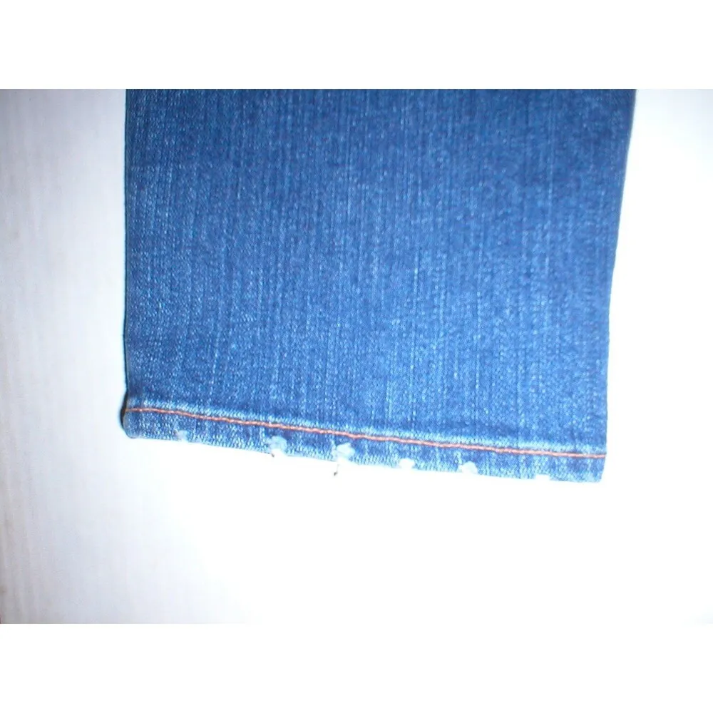 New J Brand Jeans Crop Capri Distressed 28 30 X 24 Womens AGD Aged Designer - Image 6