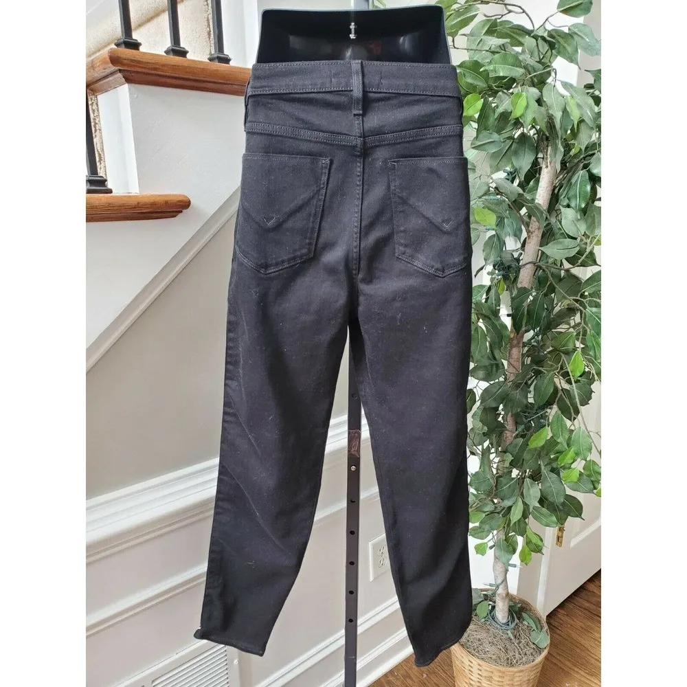 Hudson Women's Black Cotton High Rise Holly Skinny Casual Jeans Pants Size 29 - Image 7