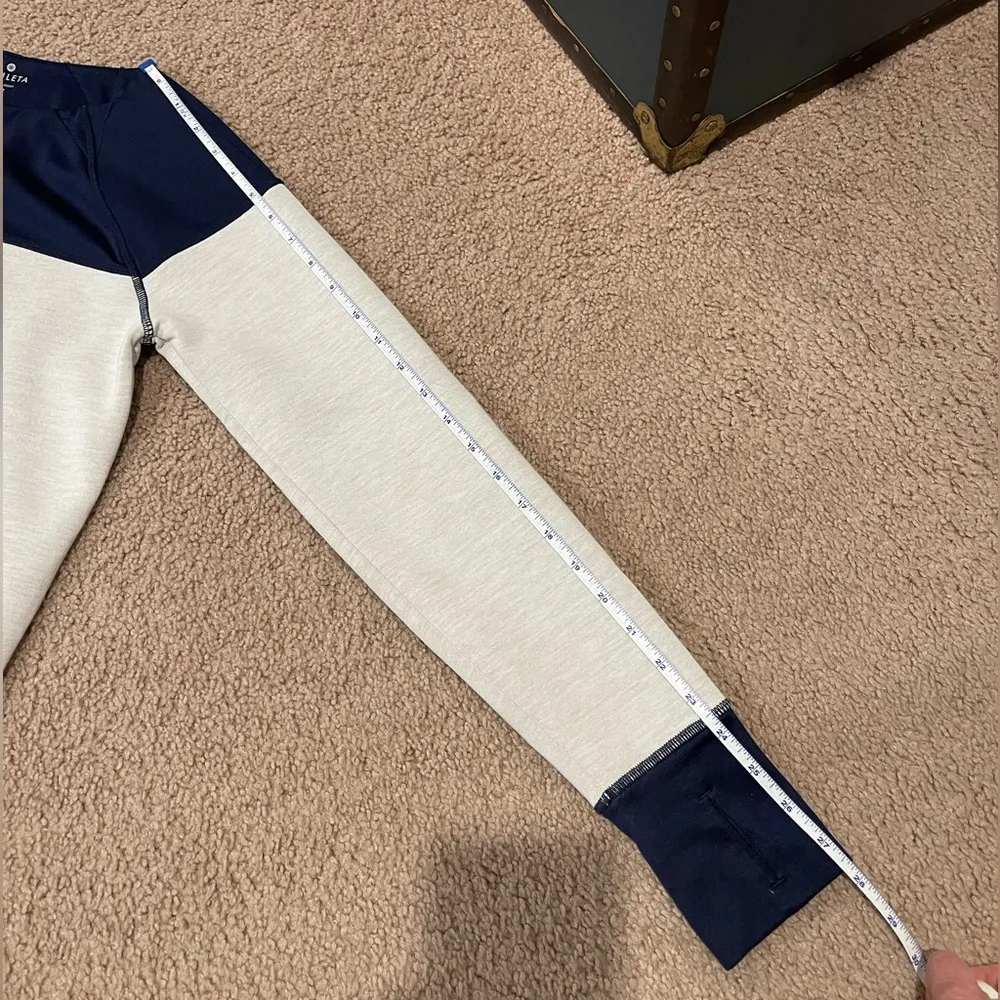 Women's ATHLETA Y2k colorblock foam scuba pullover sweatshirt - Image 6