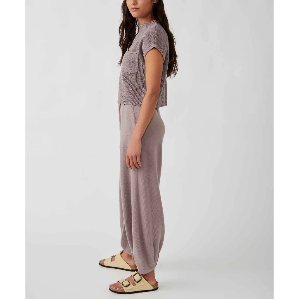 Free People Matching Cashmere Taupe Combo Set - Image 2