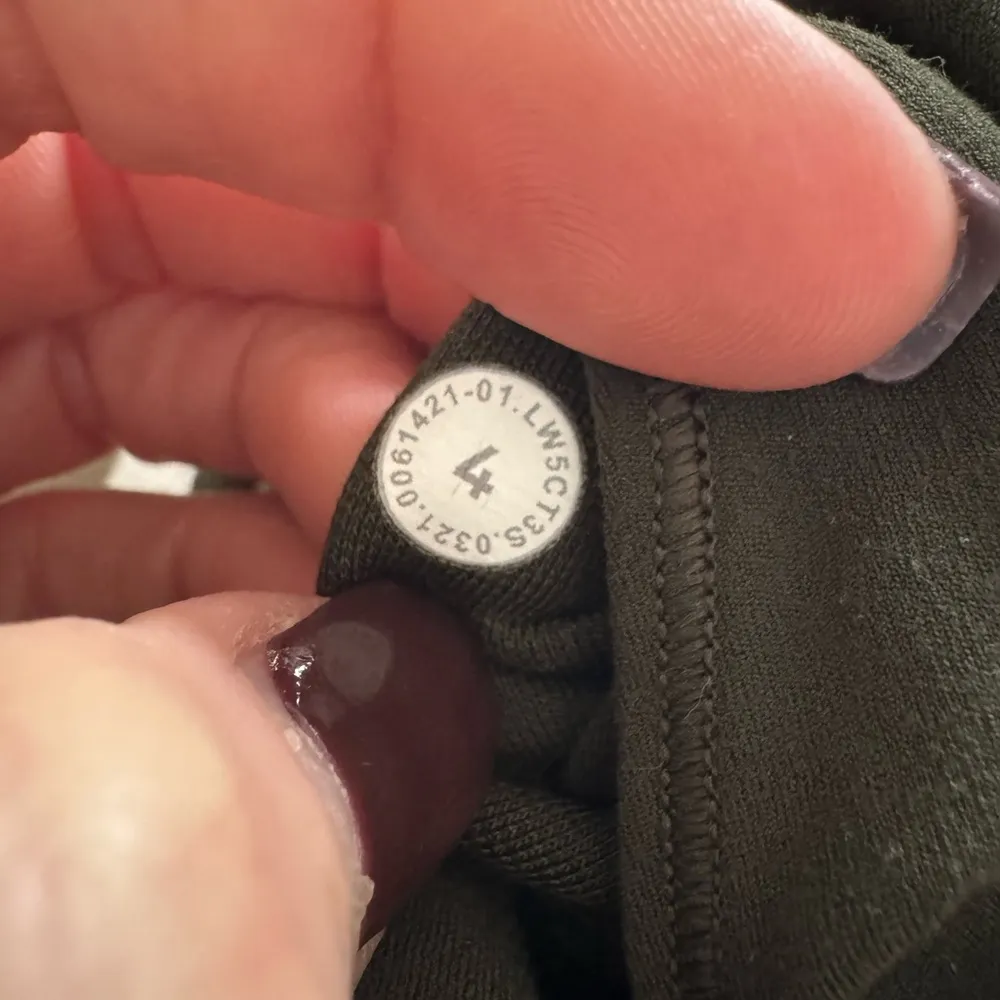 Lululemon  Align High-Rise Pants 25” Sz4 Dark Olive - Image 6