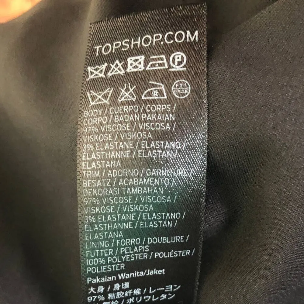 Topshop Blazer Jacket Womens 10 Career Professional Office Workwear Business - Image 11