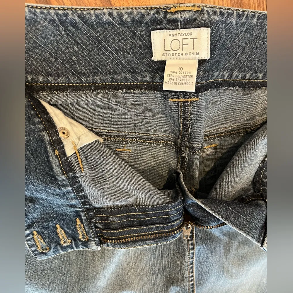 Loft Ann Taylor  Jean Skirt - Image 2