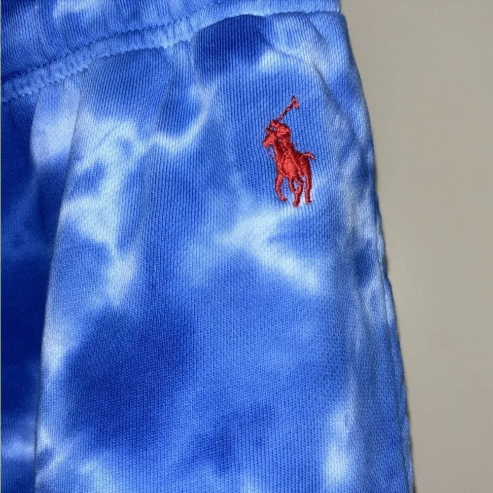 NWT Women's  Medium Polo Ralph Lauren Logo Tie-Dye French Terry Joggers‎ D35 - Image 6