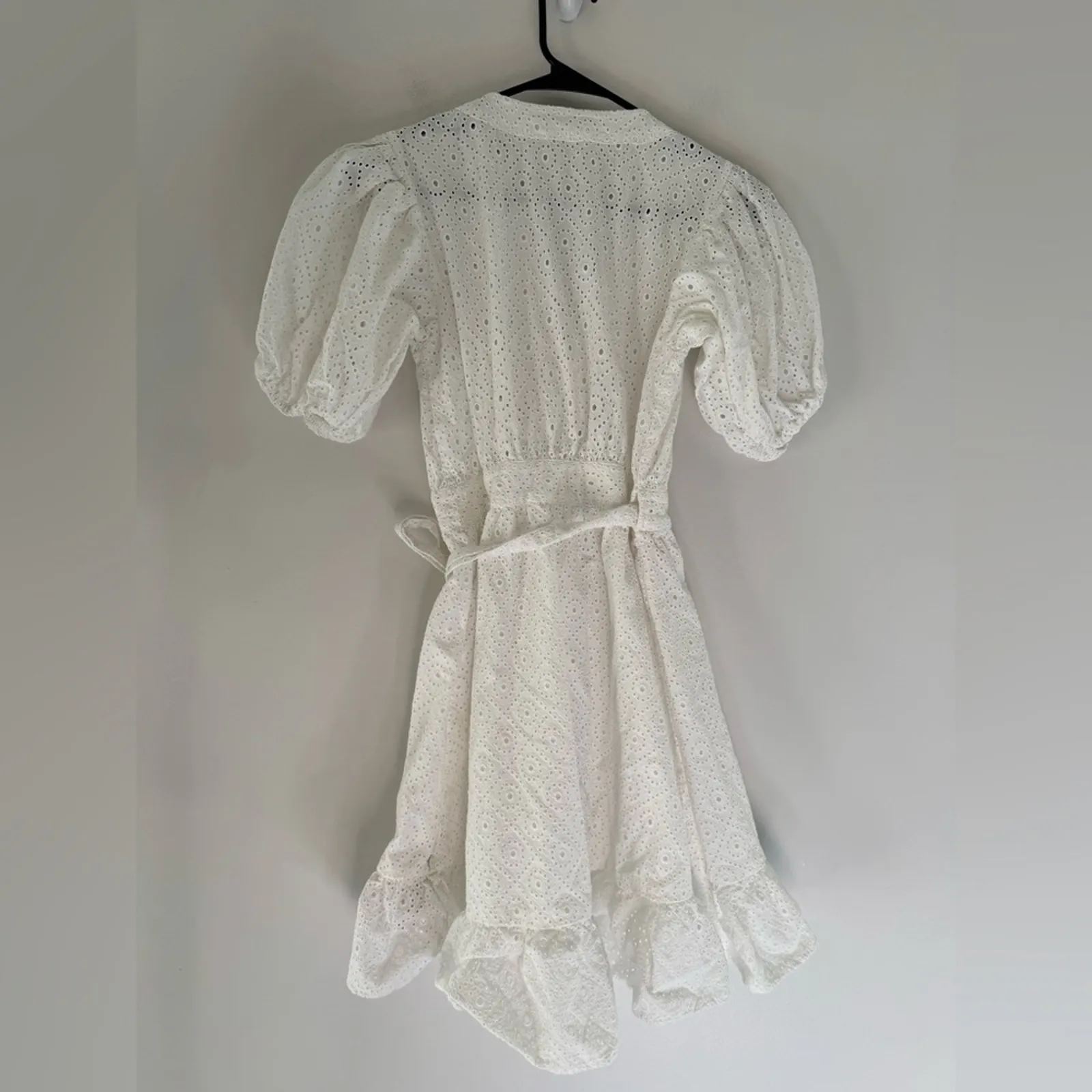 Scotch & Soda Broderie Anglaise Wrap Dress white XS - Image 7